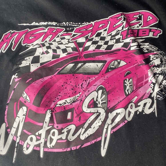 Retro Racing T-Shirt Medium - Picture 2 of 4